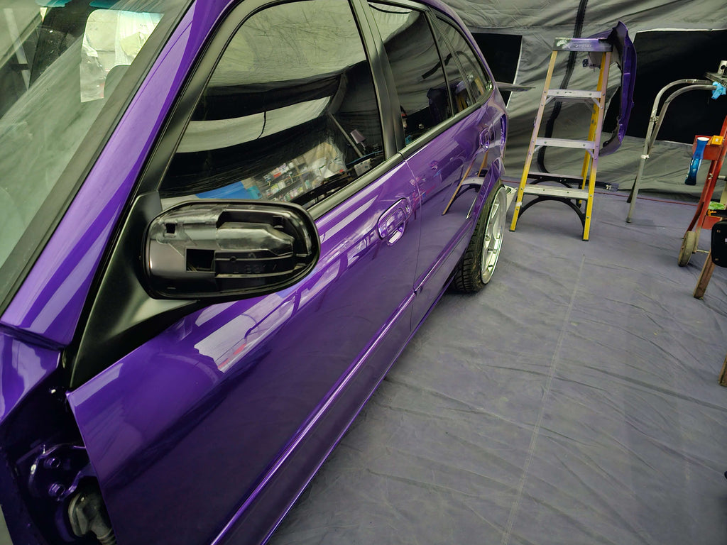 Tamco Paint Purple Pop Pearl in Mazda Protegé