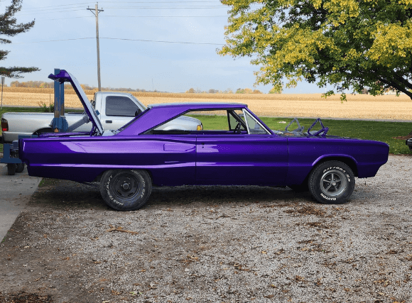 Tamco Paint Purple Pop Pearl in 1967 Dodge Coronet