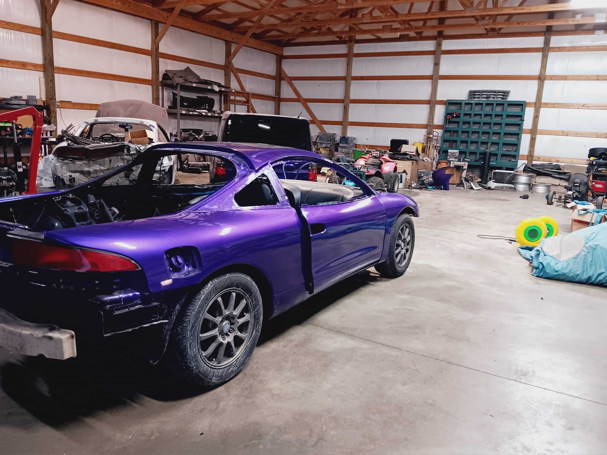 Tamco Paint Purple Pop Pearl on Mitsubishi Eclipse