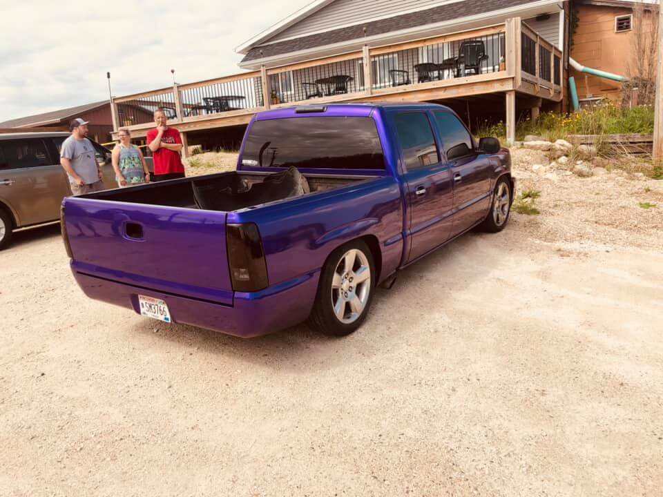 Tamco Paint Purple Pop Pearl in 2007 GMT800 Chevrolet Silverado