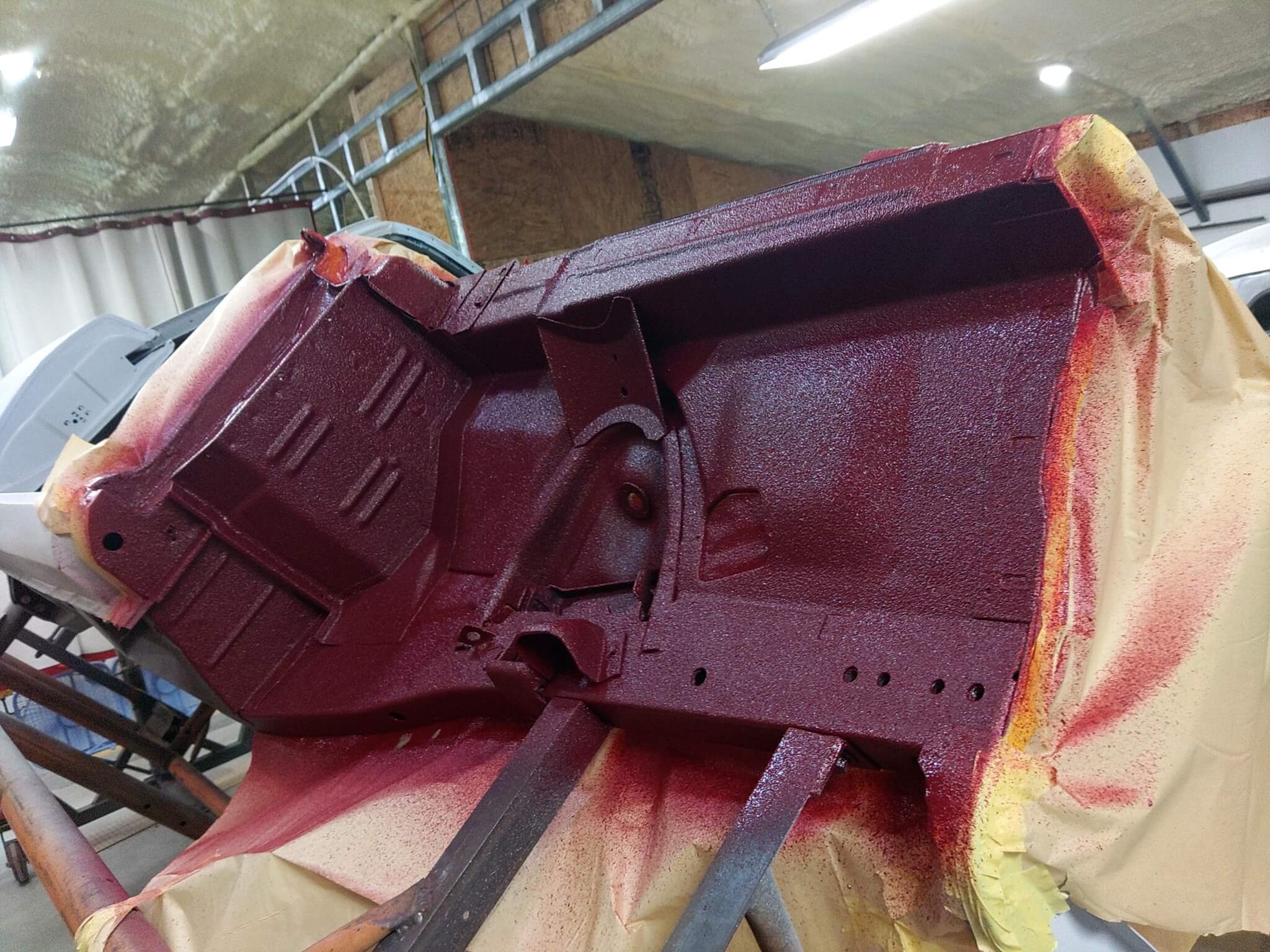 Tamco Paint Radiant Cranberry Candy Pearl in 1968 Dodge Charger