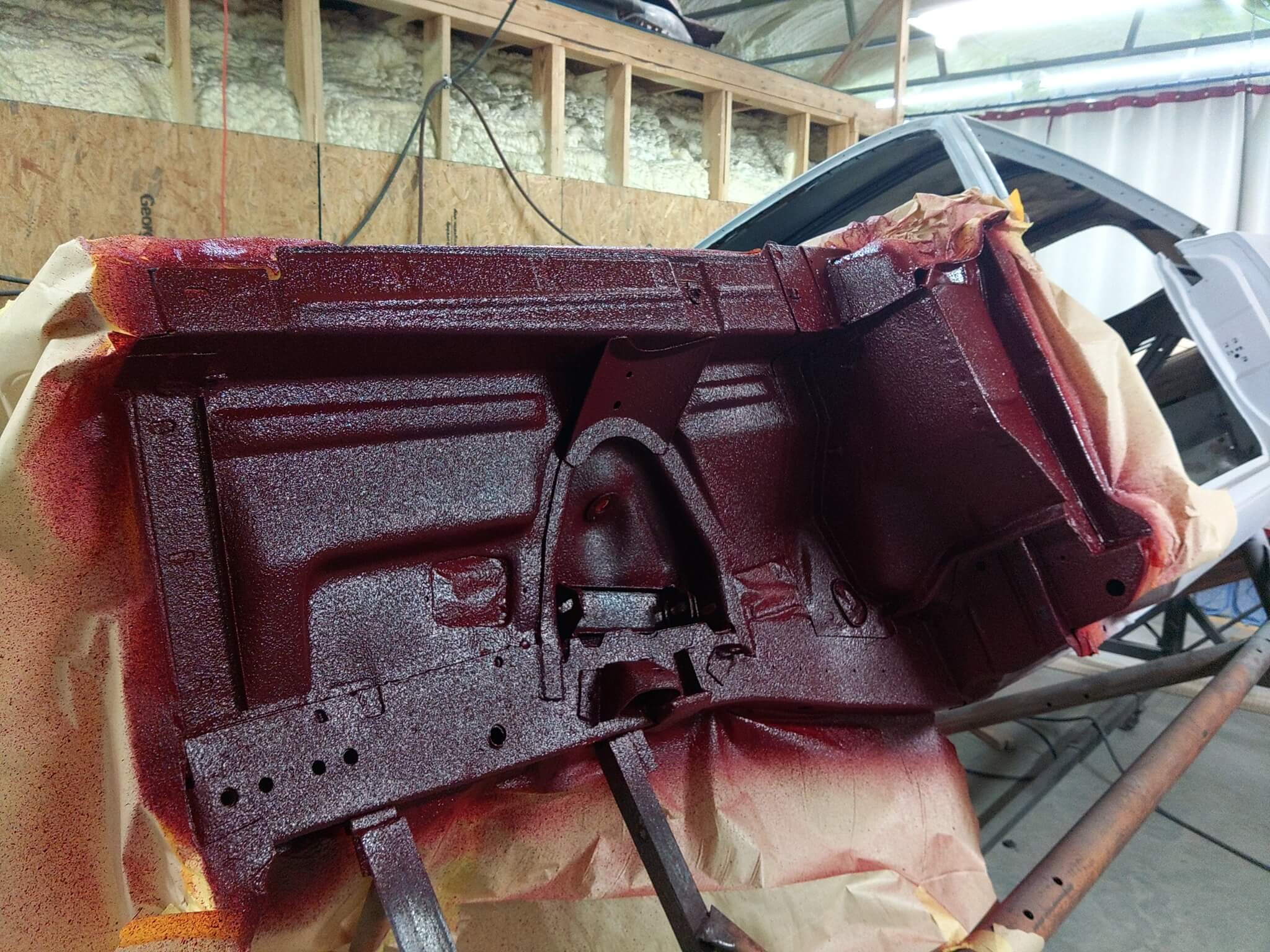 Tamco Paint Radiant Cranberry Candy Pearl in 1968 Dodge Charger