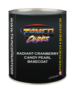 Tamco Paint Radiant Cranberry Candy Pearl Basecoat