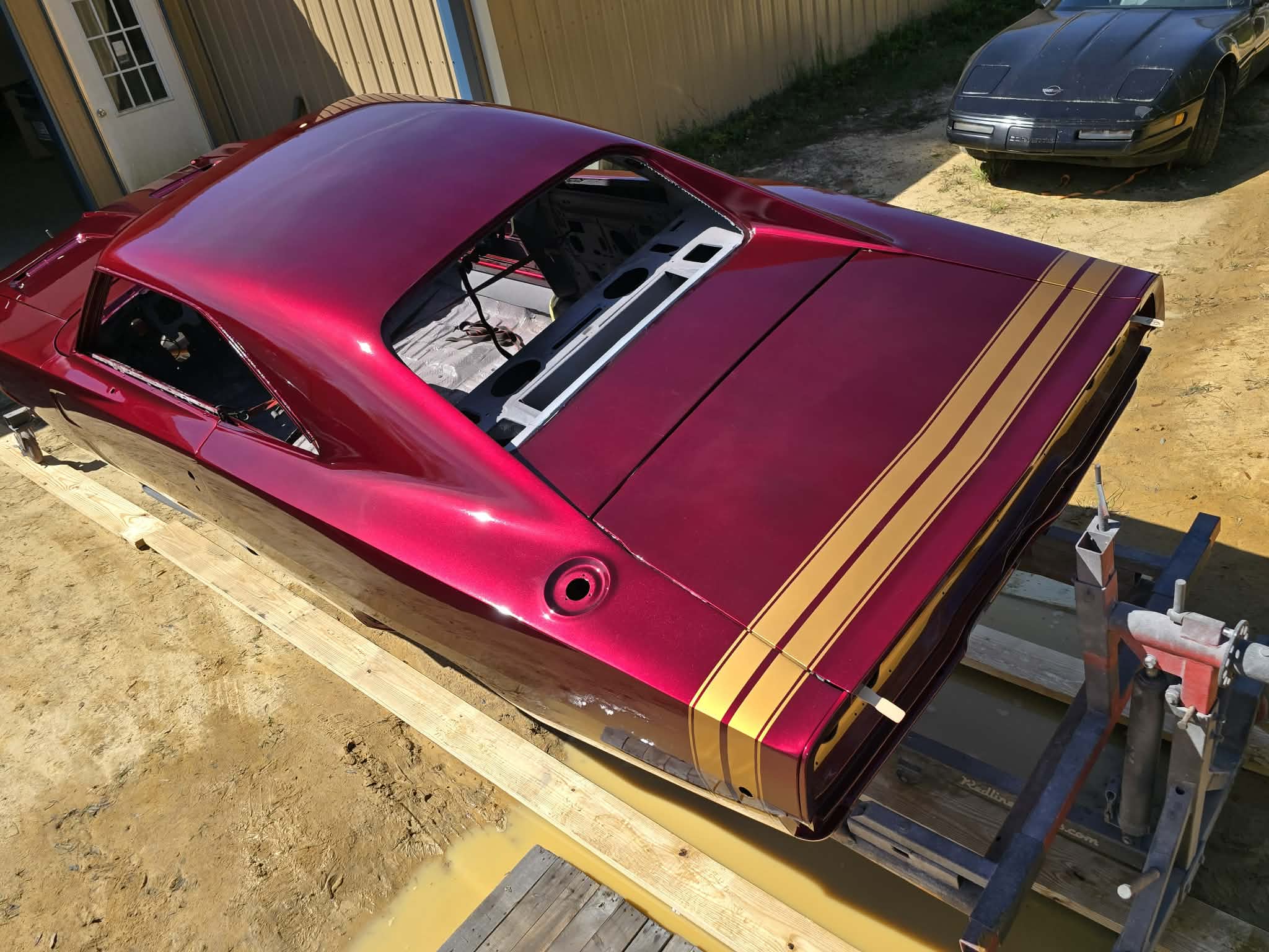 Tamco Paint Radiant Cranberry on 1968 Dodge Charger
