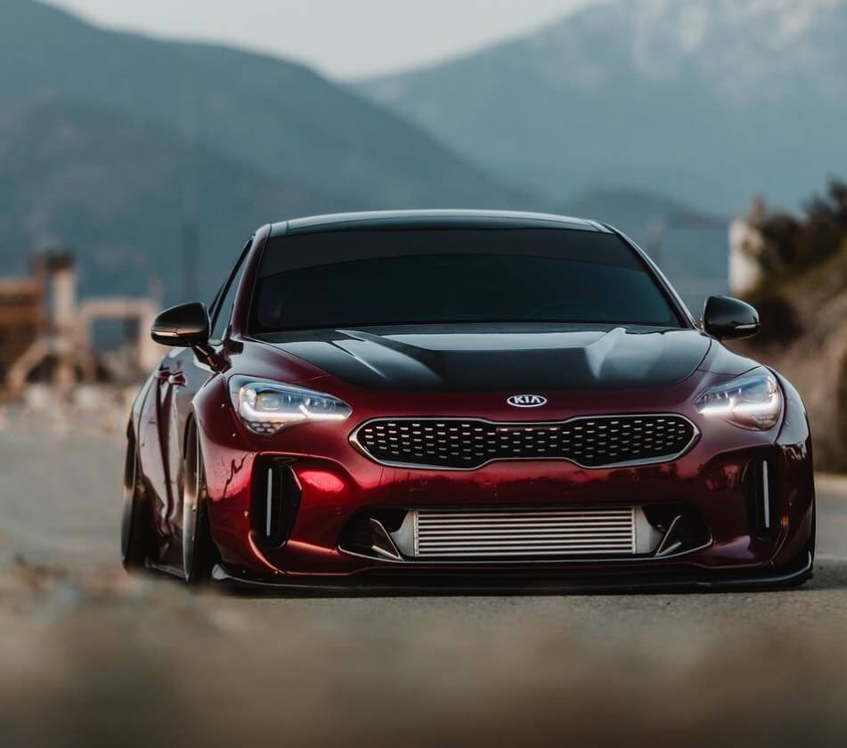 Tamco Paint Rock It Red on Kia Stinger