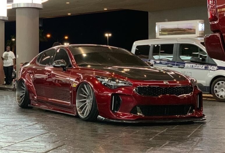 Tamco Paint Rock It Red on Kia Stinger