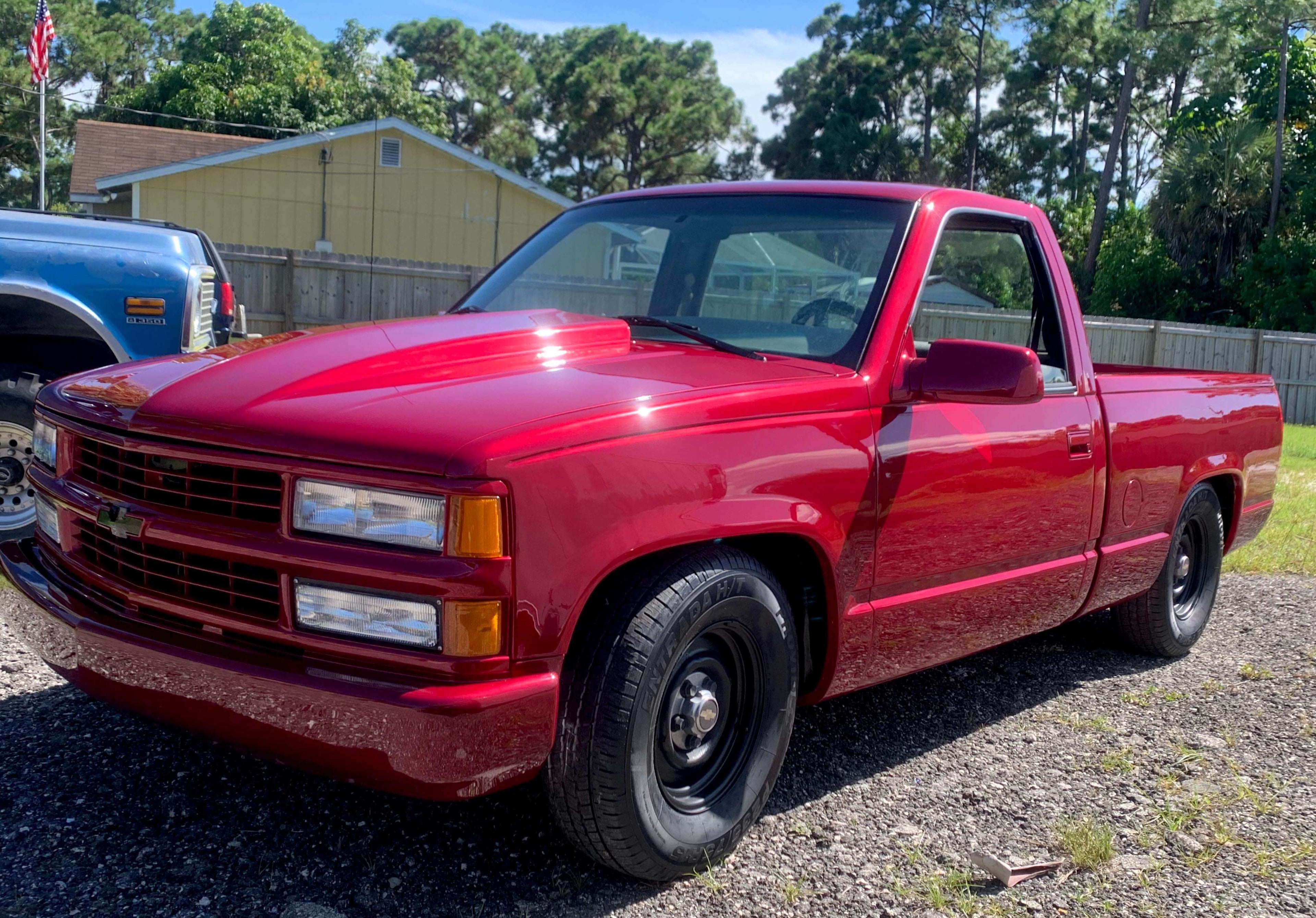 Tamco Paint Rock It Red on 1990 Chevy 1500