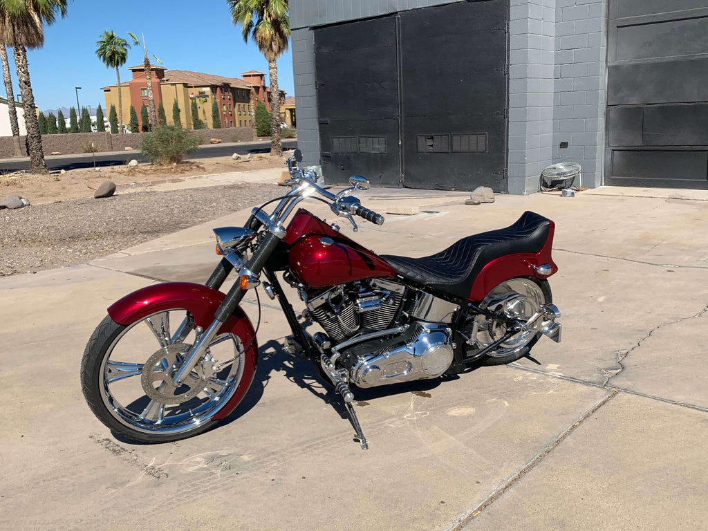 Tamco Paint Rock It Red on Harley Davidson