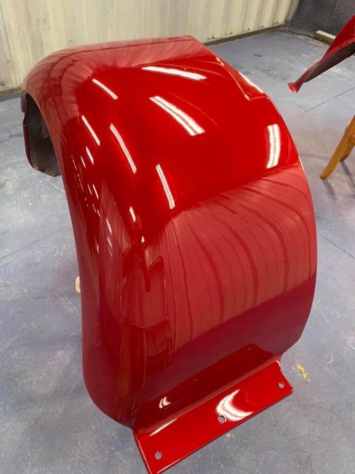 Tamco Paint Rock It Red on Motor Tank