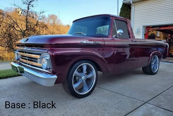 Tamco Paint Rock It Red on 1961 Ford 