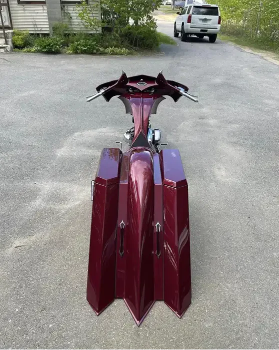 Tamco Paint Rock It Red on Harley Davidson