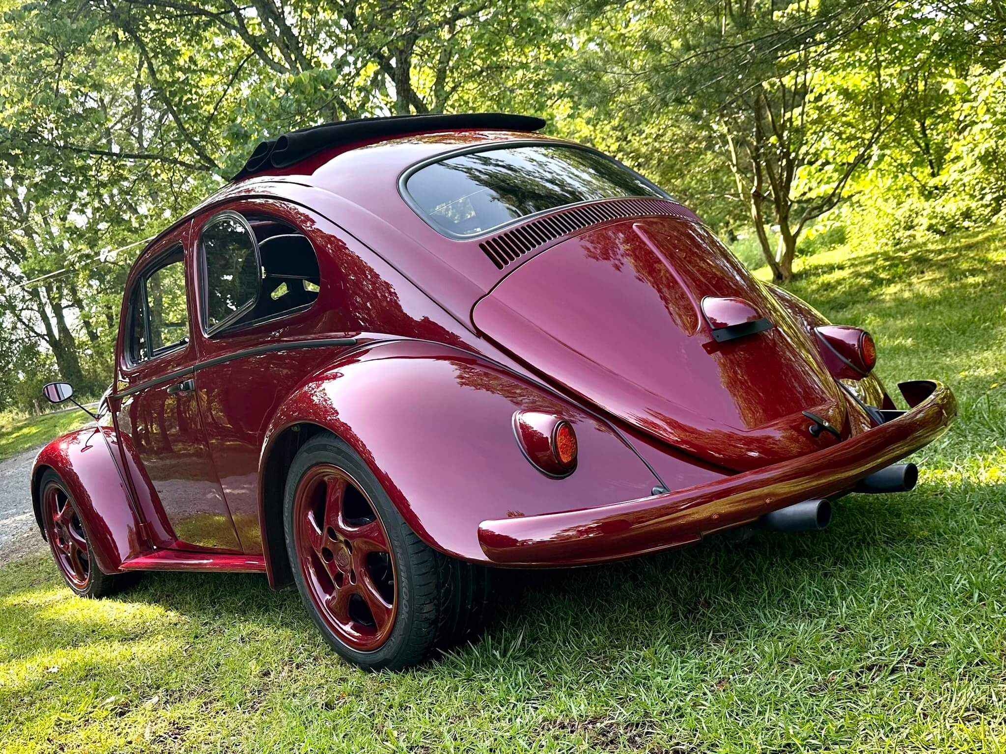 Tamco Paint Rock-It-Red in 1963 Volkswagen Beetle Ragtop