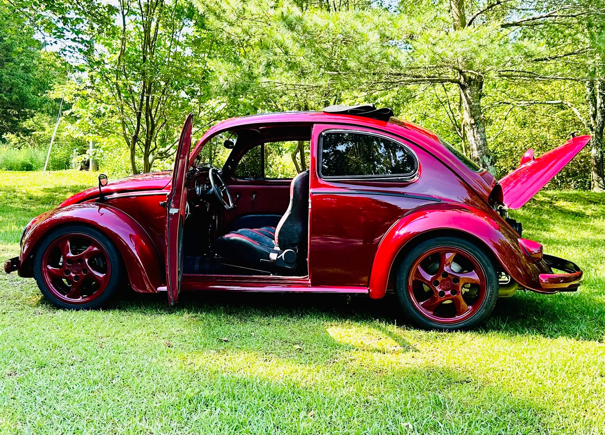 Tamco Paint Rock-It-Red in 1963 Volkswagen Beetle Ragtop