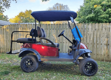 Tamco Paint Rock-It-Red in Golf Cart