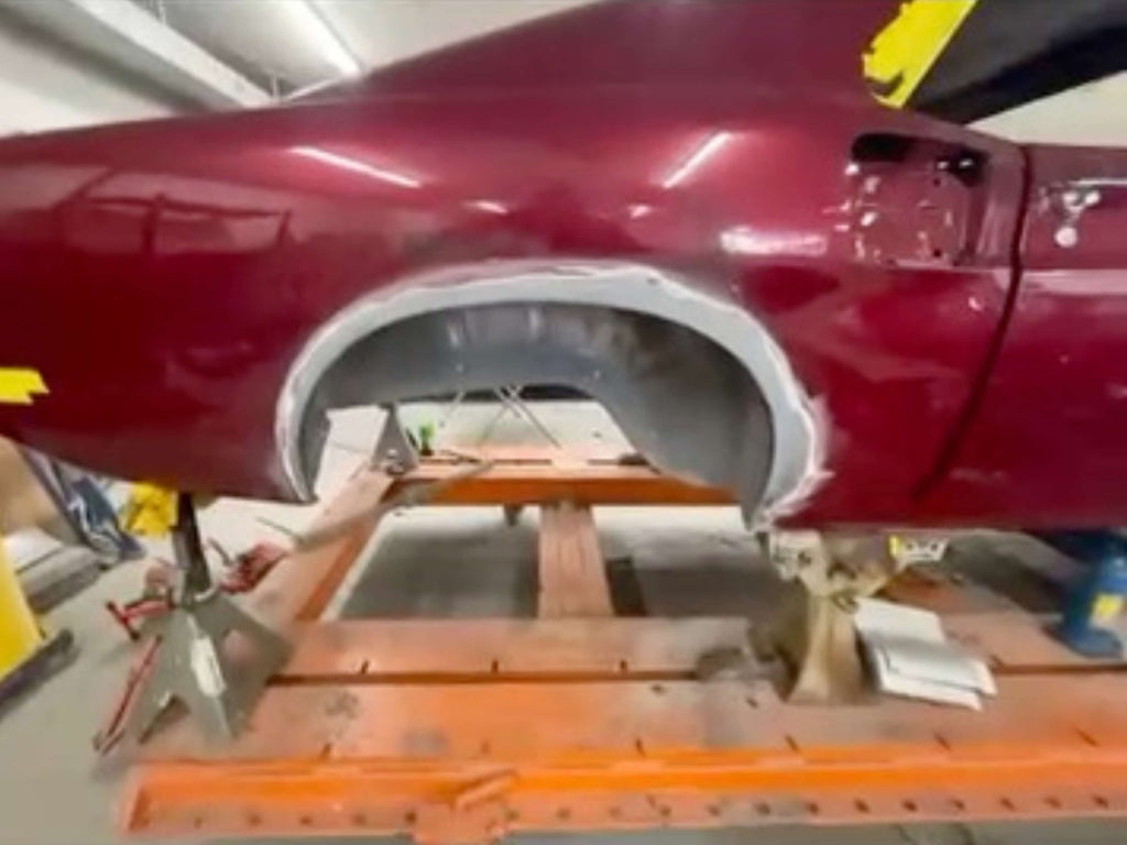 Tamco Paint Rock-it-Red in 1969 Ford Mustang Boss 429 Restomod