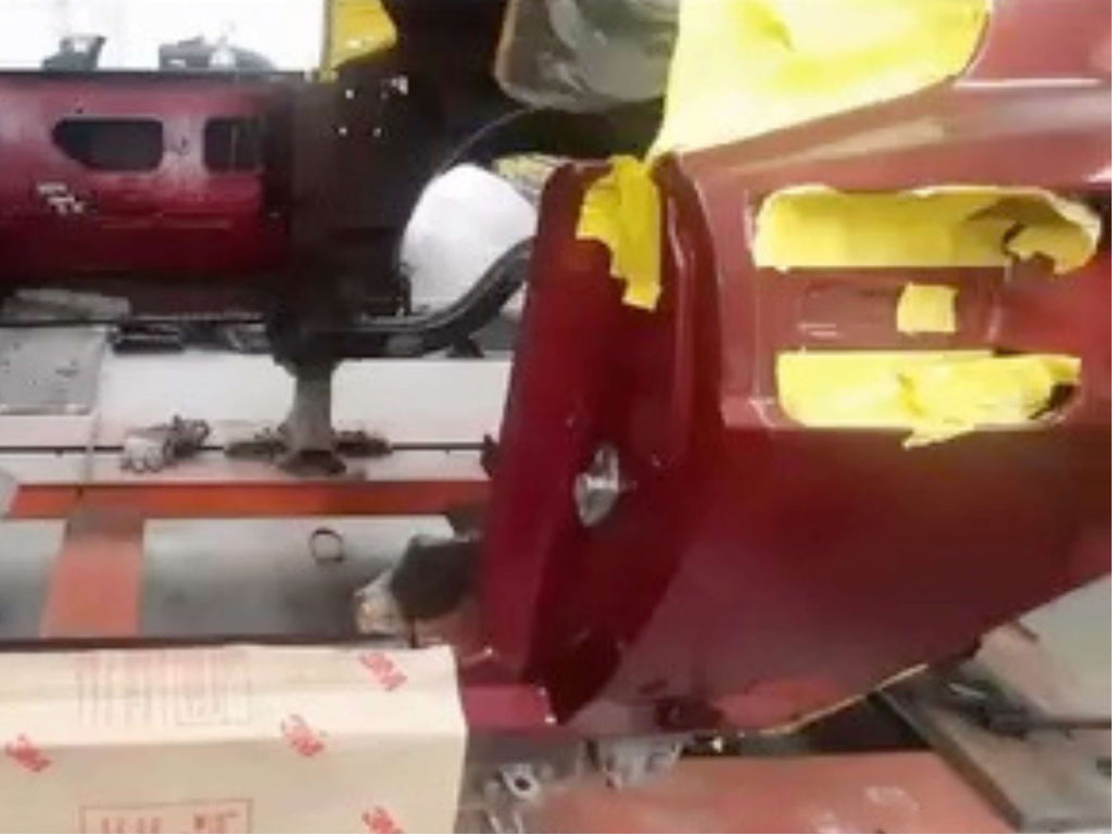 Tamco Paint Rock-it-Red in 1969 Ford Mustang Boss 429 Restomod