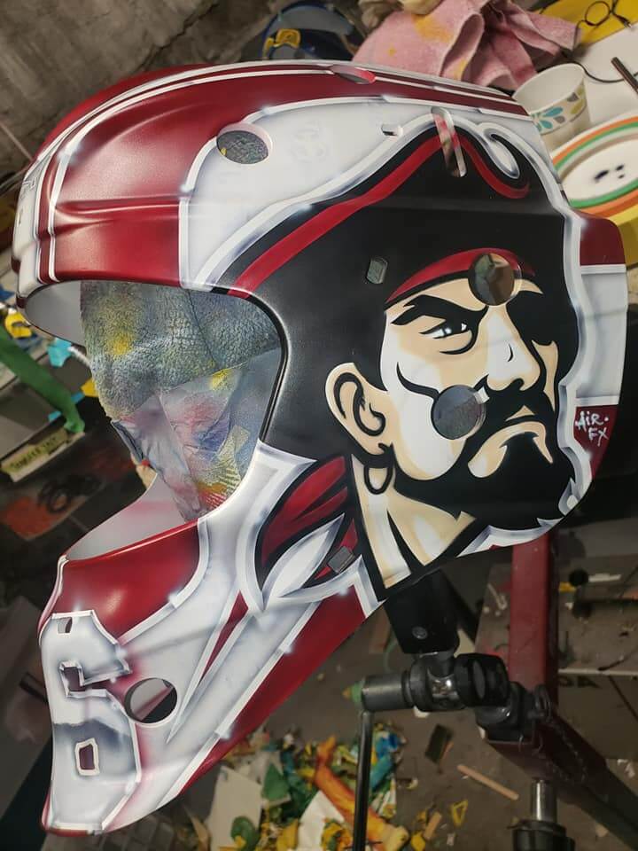 Tamco Paint Helmet Ron Burgundy Pearl 