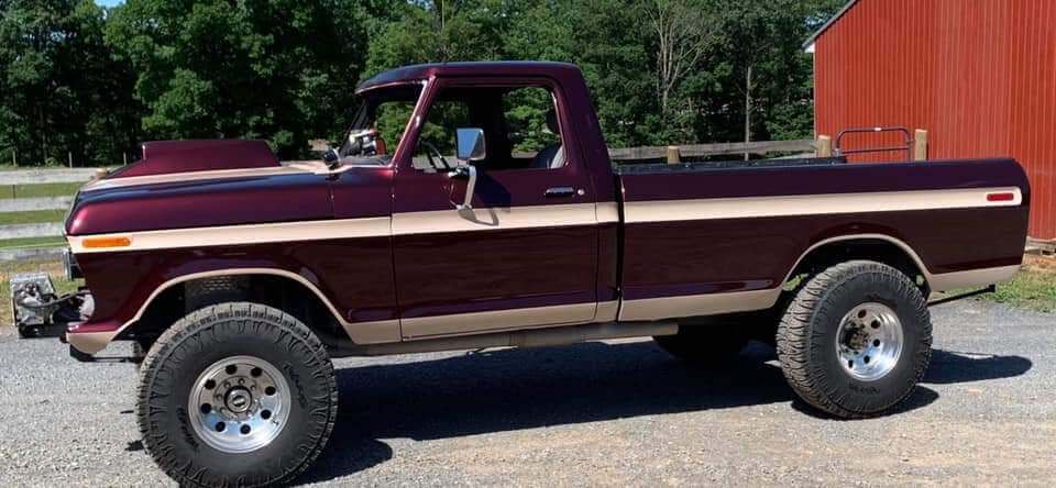 Tamco Paint 1979 Ford F-150 Ron Burgundy Pearl 