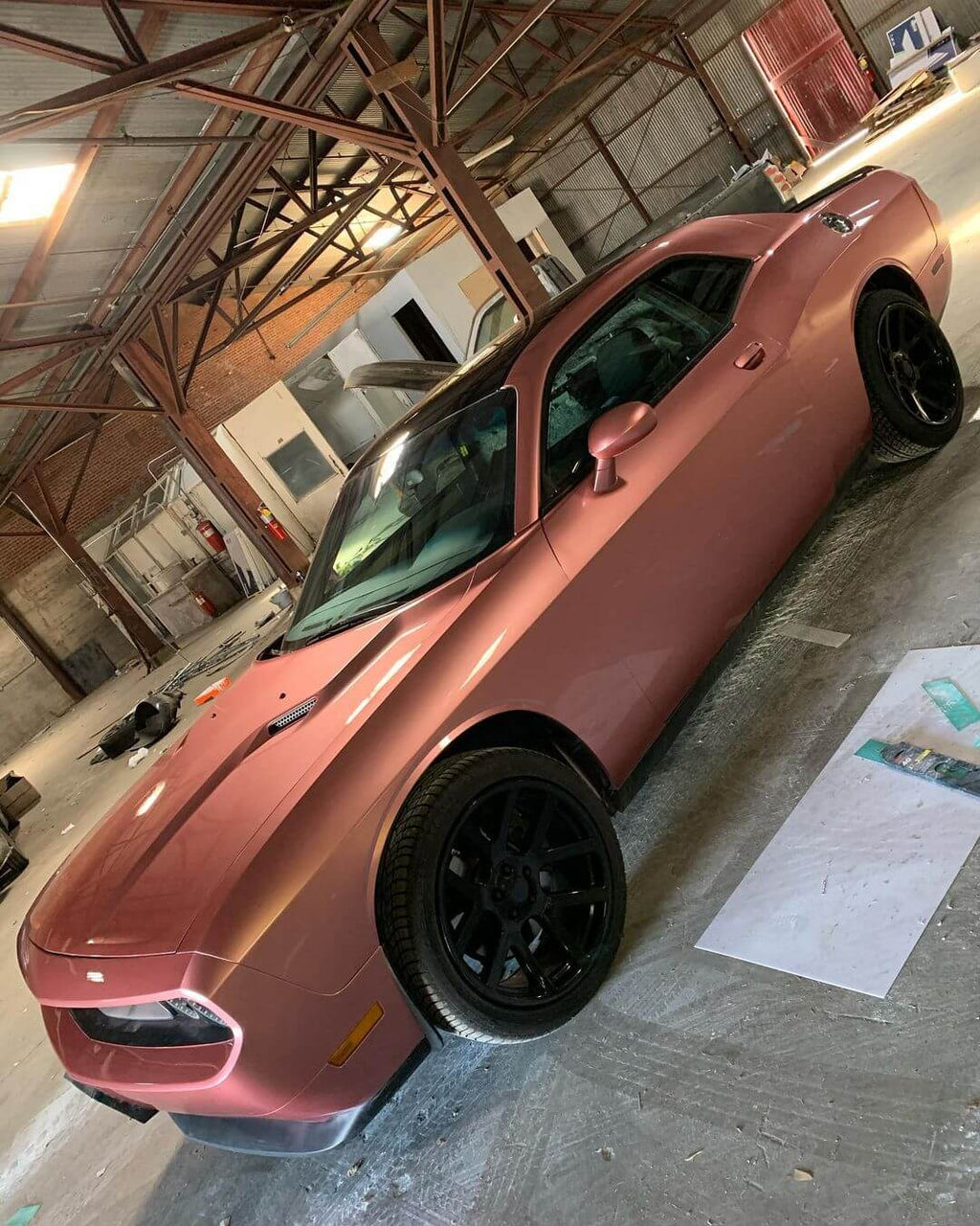 Rose Gold Nissan 240 SX