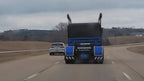 Tamco Paint Sinister Triple Reboot Blue and Blue Nitrous on Peterbilt 379