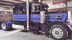 Tamco Paint Sinister Triple Reboot Blue and Blue Nitrous on Peterbilt 379