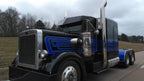 Tamco Paint Sinister Triple Reboot Blue and Blue Nitrous on Peterbilt 379