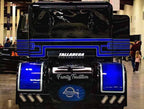 Tamco Paint Sinister Triple Reboot Blue and Blue Nitrous on Peterbilt 379