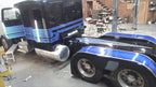 Tamco Paint Sinister Triple Reboot Blue and Blue Nitrous on Peterbilt 379