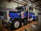 Tamco Paint Sinister Triple Reboot Blue and Blue Nitrous on Peterbilt 379