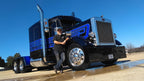 Tamco Paint Sinister Triple Reboot Blue and Blue Nitrous on Peterbilt 379
