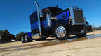 Tamco Paint Sinister Triple Reboot Blue and Blue Nitrous on Peterbilt 379