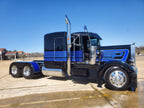 Tamco Paint Sinister Triple Reboot Blue and Blue Nitrous on Peterbilt 379