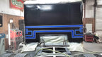 Tamco Paint Sinister Triple Reboot Blue and Blue Nitrous on Peterbilt 379