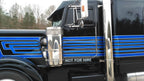 Tamco Paint Sinister Triple Reboot Blue and Blue Nitrous on Peterbilt 379