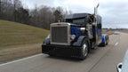 Tamco Paint Sinister Triple Reboot Blue and Blue Nitrous on Peterbilt 379