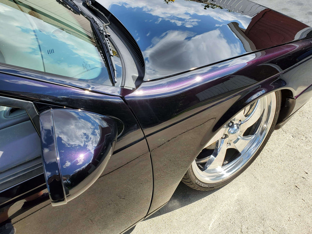 Tamco Paint Sinister Triple Reboot Purple on 1966 Ford Thunderbird