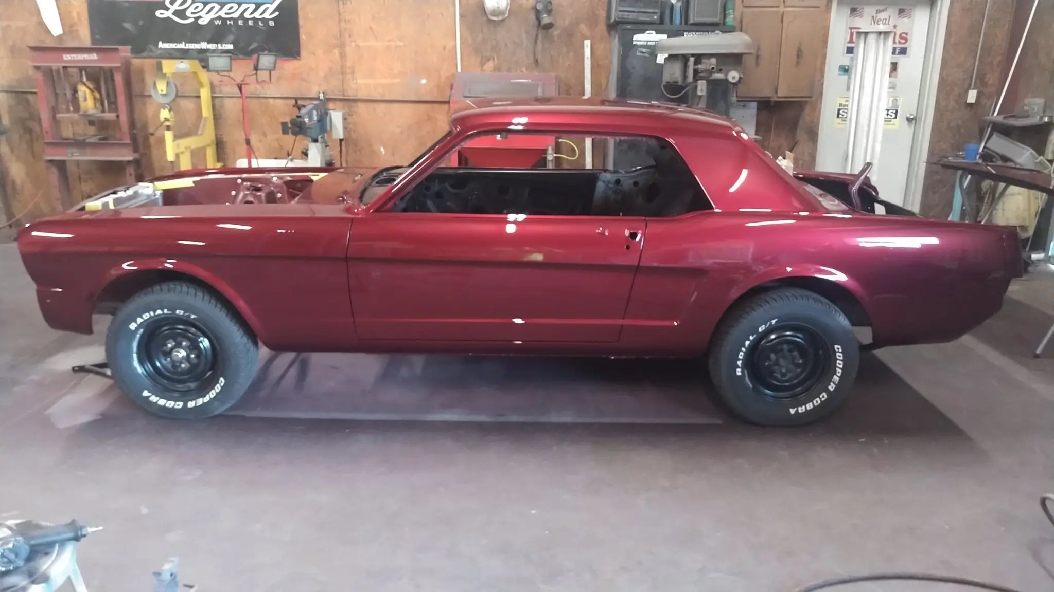 Tamco Paint Sangria on Ford Mustang