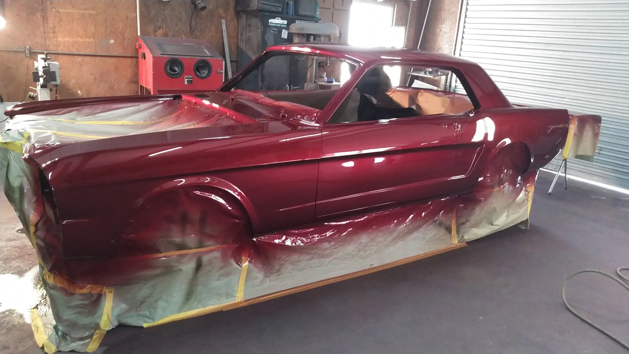 Tamco Paint Sangria on Ford Mustang