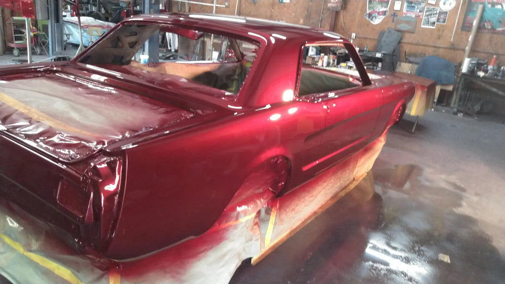 Tamco Paint Sangria on Ford Mustang