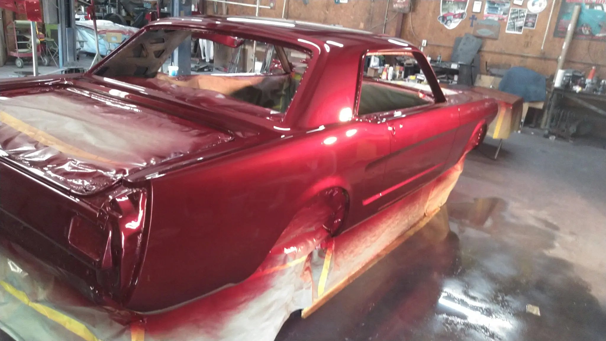 Tamco Paint Sangria on Ford Mustang