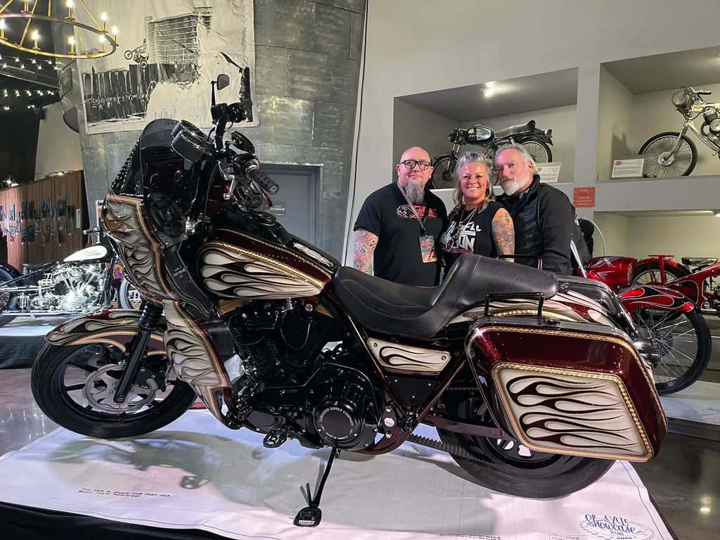 Tamco Paint Sasparilla Candy Concentrate on Harley-Davidson FXR