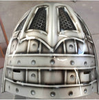 Slick Silver Metallic Helmet