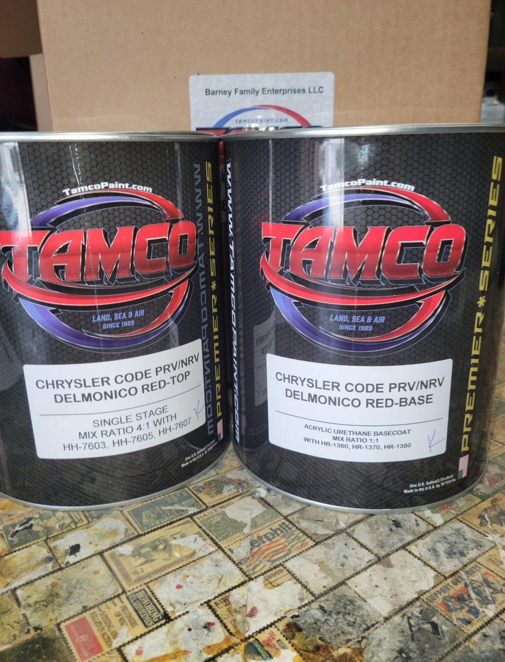 Chrysler Delmonico Red | PRV / NRV | 2015-2022 | OEM 2K Tri-Stage Basecoat