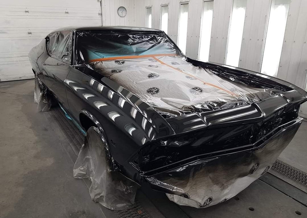 Tamco Paint 1969 Ford Mustang Murdered Out Black
