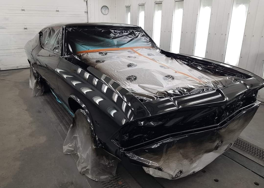 Tamco Paint 1969 Ford Mustang Murdered Out Black
