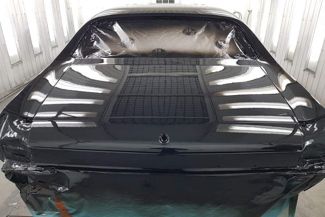 Tamco Paint 1969 Ford Mustang Murdered Out Black
