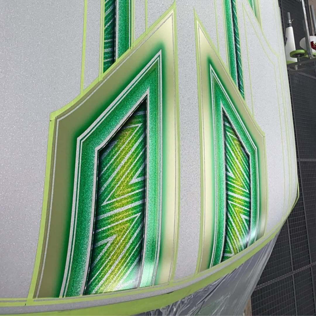 Tamco Paint Shamrock Green and Candy Concentrates in 1970 Chevrolet Caprice Classic