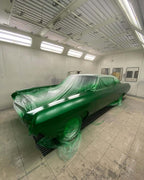 Tamco Paint Shamrock Green and Candy Concentrates in 1970 Chevrolet Caprice Classic