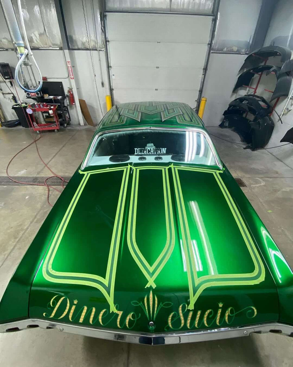 Tamco Paint Shamrock Green and Candy Concentrates in 1970 Chevrolet Caprice Classic