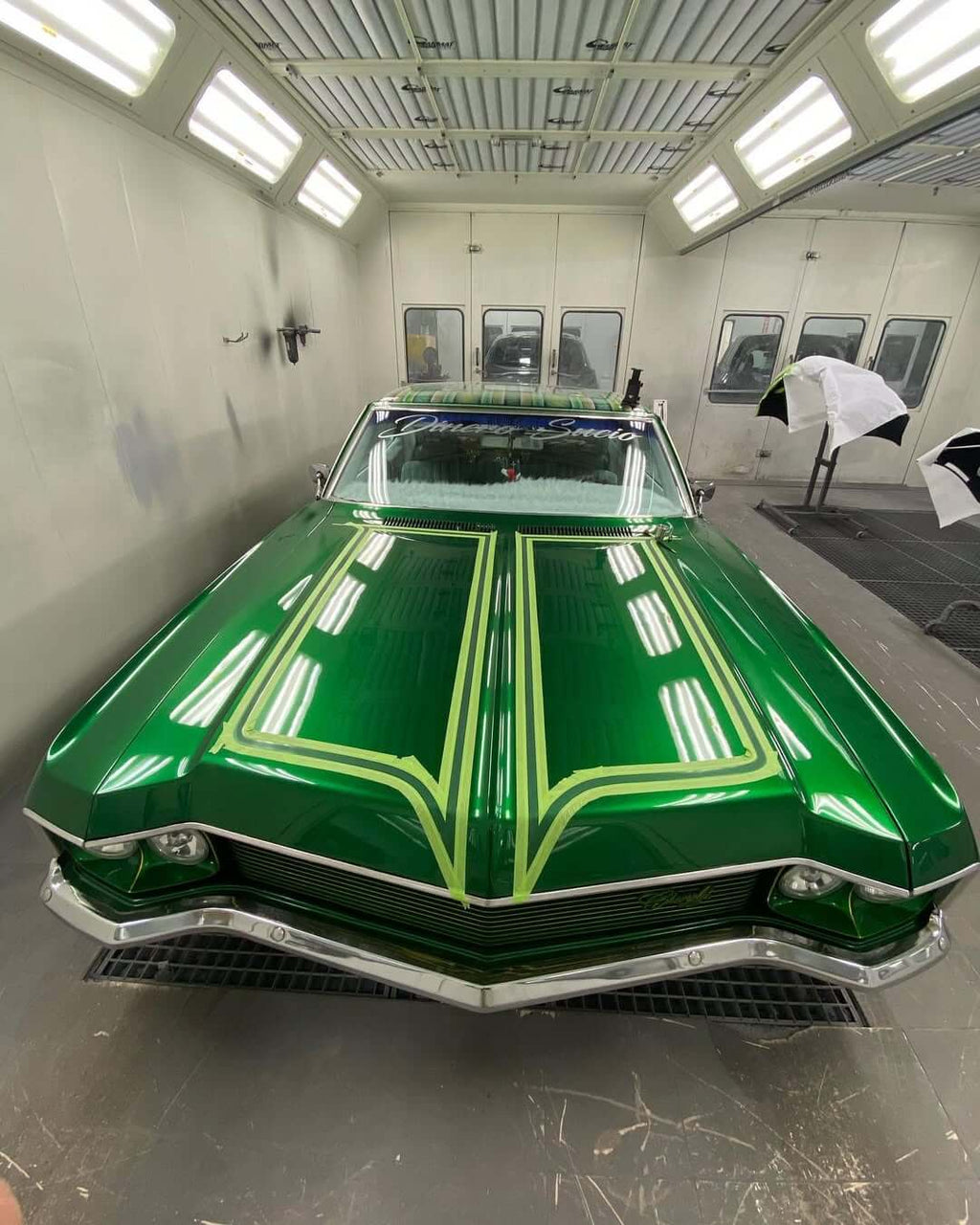 Tamco Paint Shamrock Green and Candy Concentrates in 1970 Chevrolet Caprice Classic